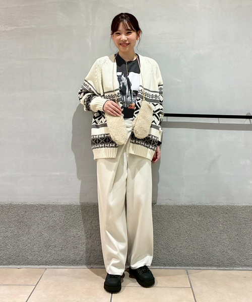 FRAMeWORK（フレームワーク）の「ホースフォトロングTシャツ（Tシャツ/カットソー・レディース・チャコールグレー/ホワイト・FREE）」の14枚目の写真