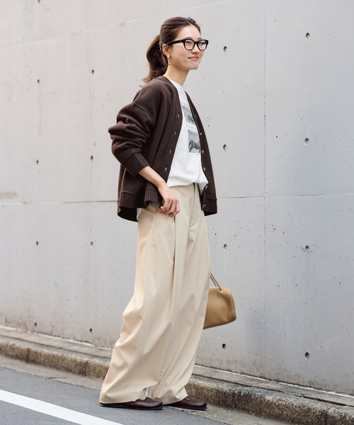 FRAMeWORK（フレームワーク）の「ホースフォトロングTシャツ（Tシャツ/カットソー・レディース・チャコールグレー/ホワイト・FREE）」の17枚目の写真