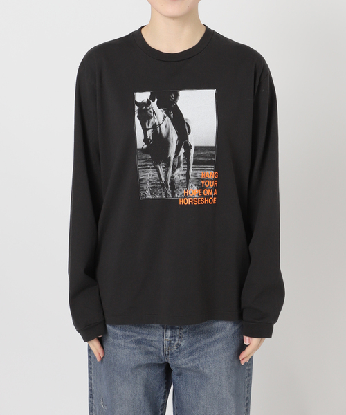 ホースフォトロングTシャツ（Tシャツ/カットソー）｜FRAMeWORK