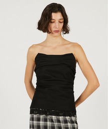 PRANK PROJECT | 【2026Spring Pre-Order】ドレープベアトップ / Drape Bear Top(チューブトップ)