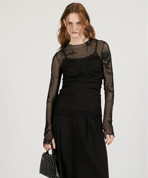 PRANK PROJECT（プランクプロジェクト）の「【2026Spring Pre-Order】ドレープベアトップ / Drape Bear Top（チューブトップ・レディース・ブラック/ベージュ・FREE）」の2枚目の写真