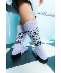sanrio | サンリオキャラクターズ × ホームゲーム [HOMEGAME] - クロミ 靴下 ソックス  [KUROMI HOMEGAME SOCKS HG251707](ソックス/靴下)