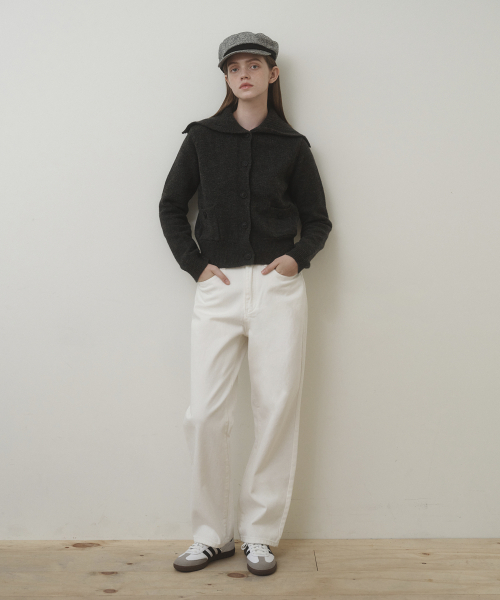 BELLOL(ベロエル)の「ワイドコンフォートデニムパンツクリーム(デニムパンツ・レディース・その他・LARGE)」の2枚目の写真