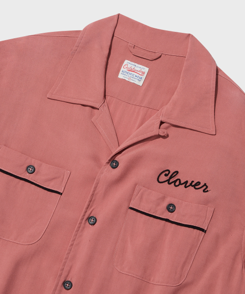 OUTSTANDING（アウトスタンディング）の「VINTAGE RAYON BOWLING HALF SHIRT_PINK（シャツ/ブラウス・レディース・その他・SMALL/MEDIUM/LARGE）」の7枚目の写真