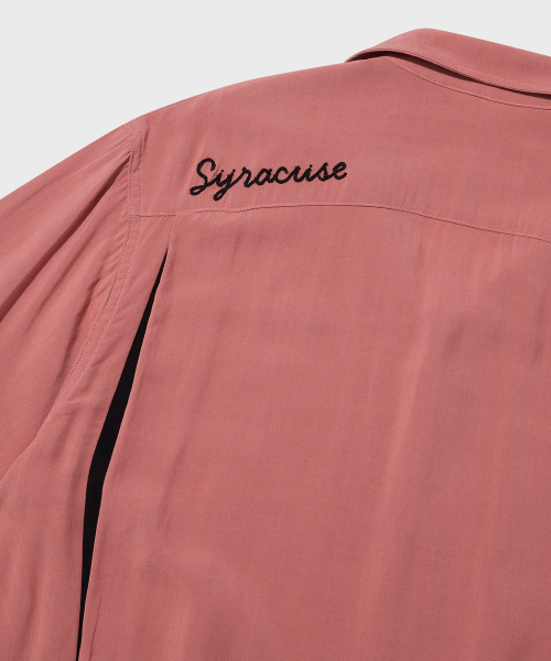 OUTSTANDING（アウトスタンディング）の「VINTAGE RAYON BOWLING HALF SHIRT_PINK（シャツ/ブラウス・レディース・その他・SMALL/MEDIUM/LARGE）」の3枚目の写真