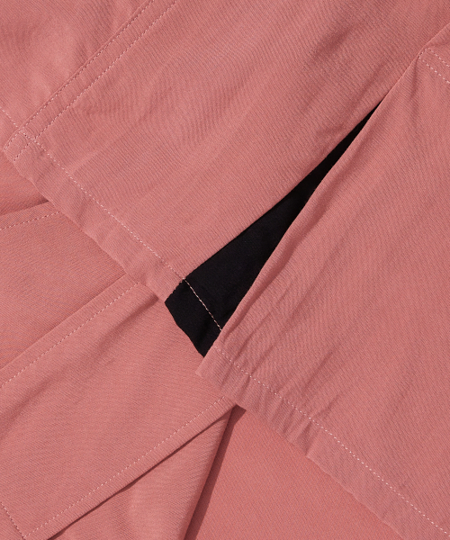 OUTSTANDING（アウトスタンディング）の「VINTAGE RAYON BOWLING HALF SHIRT_PINK（シャツ/ブラウス・レディース・その他・SMALL/MEDIUM/LARGE）」の2枚目の写真