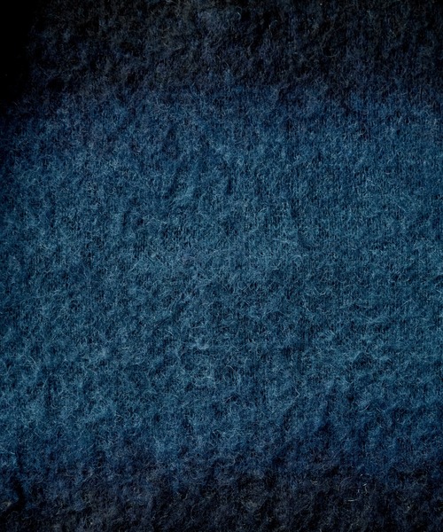 Wool blend gradation zip knit / ウールブレンドグラデーションジップ