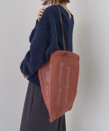 manipuri（マニプリ）の「【manipuri/マニプリ】刺繍プリントトートバックL（トートバッグ）」