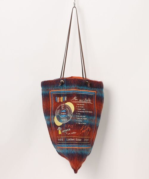 manipuri（マニプリ）の「【manipuri/マニプリ】刺繍プリントトートバックL（トートバッグ・レディース・アイボリー/ワイン・フリー）」の13枚目の写真