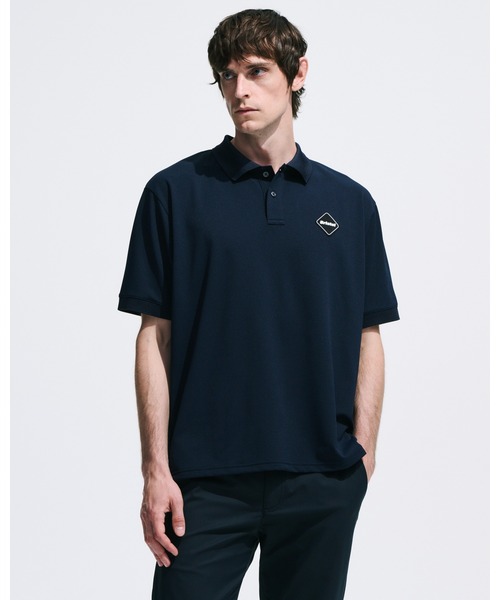 F.C.Real Bristol（エフシーレアルブリストル）の「EMBLEM POLO（ポロシャツ・メンズ・ブラック/ネイビー/ホワイト・LARGE/SMALL/MEDIUM/XX-LARGE/X-LARGE）」の4枚目の写真