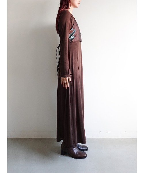 sahara（サハラ）の「Flower Jacquard Bustier/フラワージャガードビスチェ（その他トップス・レディース・ブラウン/ブラック/アイボリー・FREE）」の12枚目の写真