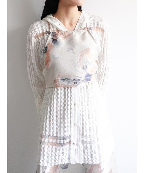 sahara（サハラ）の「Flower Jacquard Bustier/フラワージャガードビスチェ（その他トップス・レディース・ブラウン/ブラック/アイボリー・FREE）」の22枚目の写真