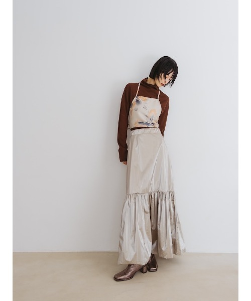 sahara（サハラ）の「Flower Jacquard Bustier/フラワージャガードビスチェ（その他トップス・レディース・ブラウン/ブラック/アイボリー・FREE）」の14枚目の写真