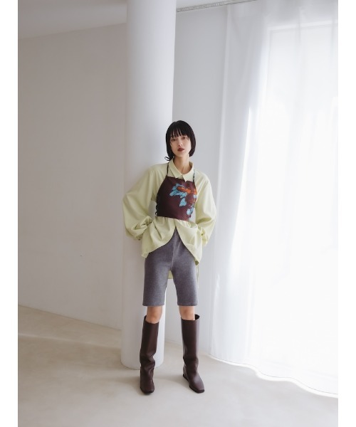 sahara（サハラ）の「Flower Jacquard Bustier/フラワージャガードビスチェ（その他トップス・レディース・ブラウン/ブラック/アイボリー・FREE）」の7枚目の写真