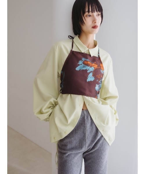 sahara（サハラ）の「Flower Jacquard Bustier/フラワージャガードビスチェ（その他トップス・レディース・ブラウン/ブラック/アイボリー・FREE）」の8枚目の写真