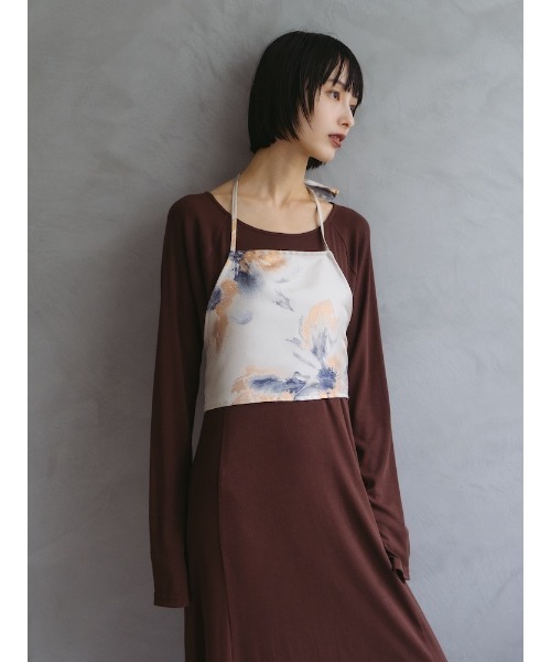 sahara（サハラ）の「Flower Jacquard Bustier/フラワージャガードビスチェ（その他トップス・レディース・ブラウン/ブラック/アイボリー・FREE）」の20枚目の写真