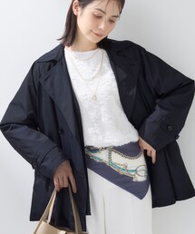 INDIVI | 【撥水／UVケア／2WAY】超軽量ライナー付ライトトレンチコート(トレンチコート)