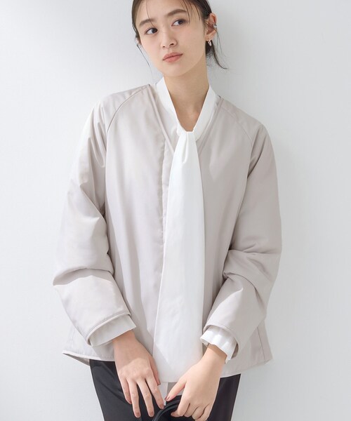 INDIVI（インディヴィ）の「【撥水／UVケア／2WAY】超軽量ライナー付ライトトレンチコート（トレンチコート・レディース・ネイビー/ナチュラル・40/05/13/38/15 /36/19）」の4枚目の写真