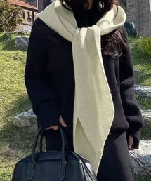 CELENA BEATS（セレナビーツ）の「フード付き ニットスカーフ（バンダナ/スカーフ）」