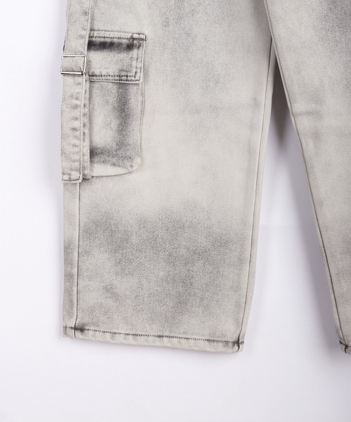 WESTSEA(ウエストシー)の「ウォッシュ加工 裏起毛 イージーデニムパンツ カーゴディテール(デニムパンツ・メンズ・ブラック/ブルー/グレー・M/L/XL)」の17枚目の写真