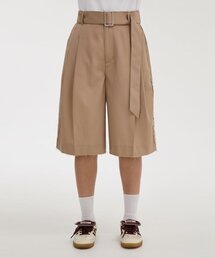 カットアウトショートパンツベージュ