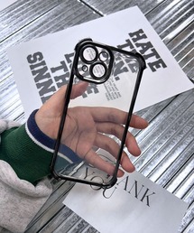 tunee（チュニー）の「【456787】淵シルバーアイフォンケース(RZ)（スマホケース/カバー）」