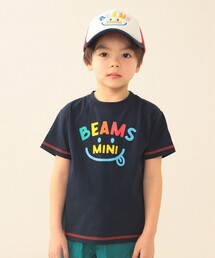 BEAMS mini | スマイル ロゴ Tシャツ 2026SS(90~130cm)外遊び プチプラ 保育園 通学 定番(Tシャツ/カットソー)