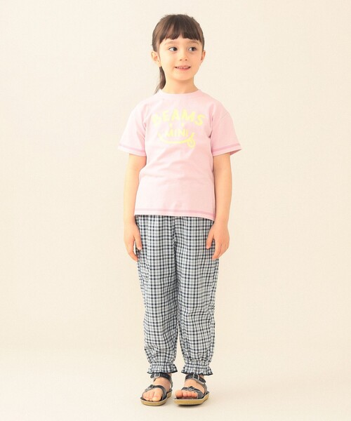 BEAMS mini（ビームスミニ）の「スマイル ロゴ Tシャツ 2026SS（90～130cm）外遊び プチプラ 保育園 通学 定番（Tシャツ/カットソー・キッズ・ケリーグリーン/ネイビー/レッド系その他2/オフホワイト・90/110/120/130/100）」の17枚目の写真