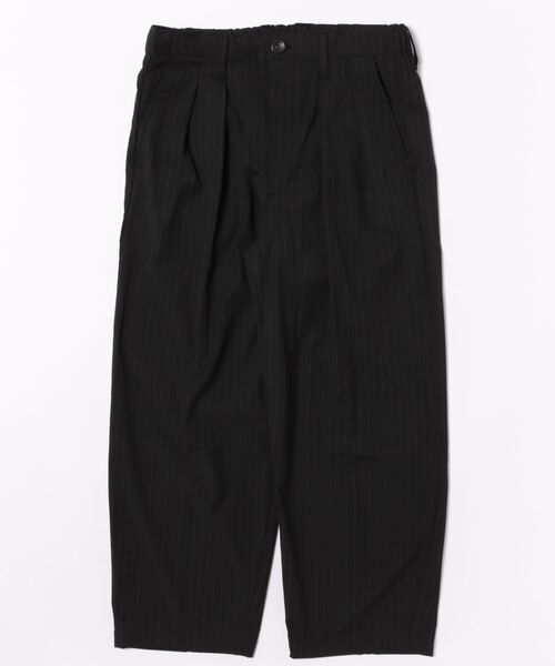 Sakka（サッカ）の「ピンストライプMODEワイドパンツ（スラックス・メンズ・ブラック・LARGE/MEDIUM）」の3枚目の写真