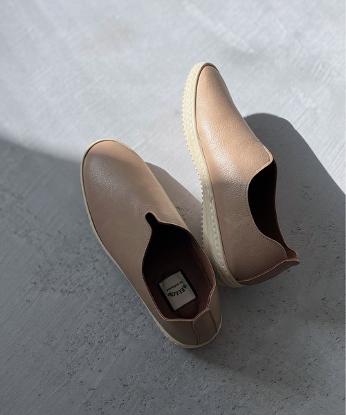 enchanted（エンチャンテッド）の「《MELLOW》【魔法の靴】ソフトバブーシュ（スリッポン・レディース・シルバー/アイボリー/ブルーグレー/ブラック/プラチナム/パイソン/アンティークシルバー/ベージュ/ピンク・24/23.5/23/22.5/25.5/25/24.5）」の13枚目の写真