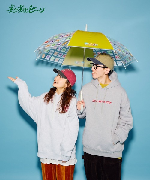 にっぽんのASAGOHAN】ネバネバビーンコラボビニール傘（インテリア雑貨