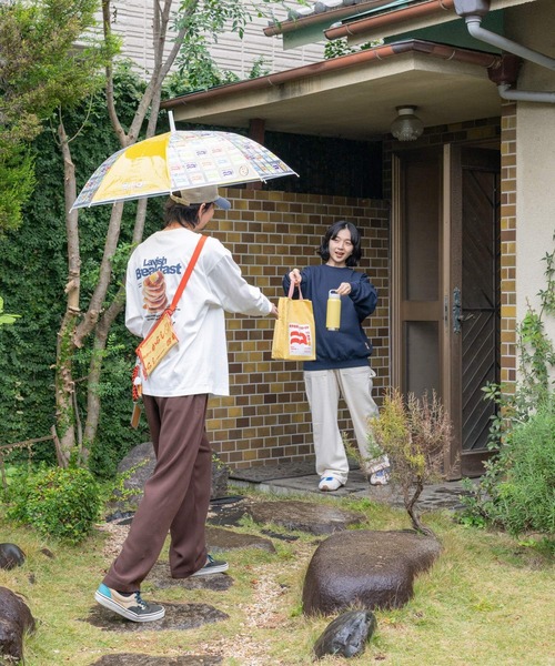 niko and...(ニコアンド)の「【にっぽんのASAGOHAN】ネバネバビーンコラボビニール傘(長傘・レディース・その他1・0)」の3枚目の写真