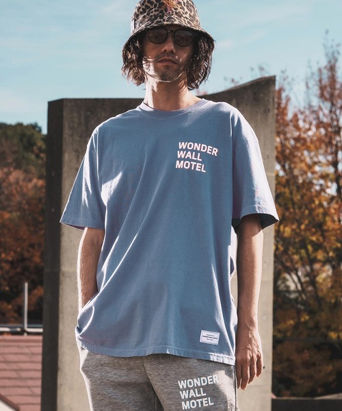WONDER WALL MOTEL(ワンダーウォールモーテル)の「mt10152-VINTAGE WASH S-SL T(LOGO) Tシャツ(26SSCT006)(Tシャツ/カットソー・メンズ・ネイビー/グレー/ブラック/ホワイト・XL/L/M)」の6枚目の写真