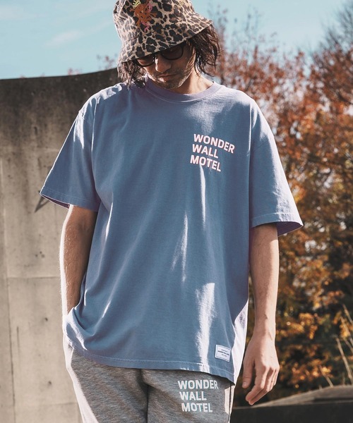 WONDER WALL MOTEL(ワンダーウォールモーテル)の「mt10152-VINTAGE WASH S-SL T(LOGO) Tシャツ(26SSCT006)(Tシャツ/カットソー・メンズ・ネイビー/グレー/ブラック/ホワイト・XL/L/M)」の7枚目の写真