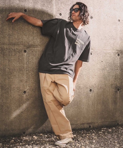 WONDER WALL MOTEL(ワンダーウォールモーテル)の「mt10152-VINTAGE WASH S-SL T(LOGO) Tシャツ(26SSCT006)(Tシャツ/カットソー・メンズ・ネイビー/グレー/ブラック/ホワイト・XL/L/M)」の13枚目の写真