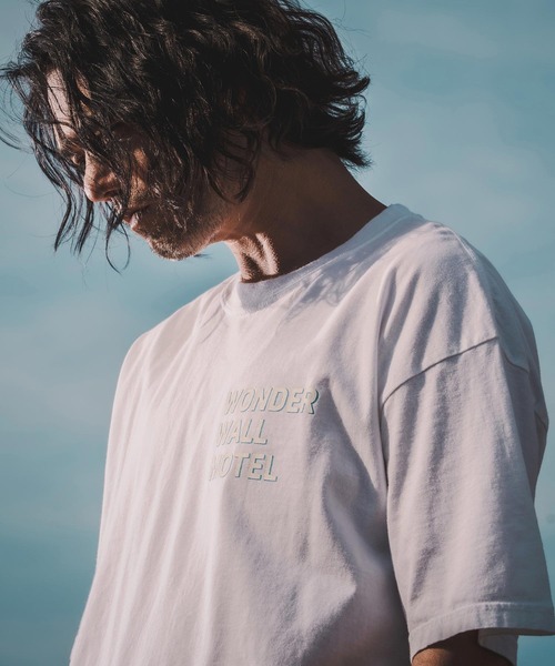 WONDER WALL MOTEL(ワンダーウォールモーテル)の「mt10152-VINTAGE WASH S-SL T(LOGO) Tシャツ(26SSCT006)(Tシャツ/カットソー・メンズ・ネイビー/グレー/ブラック/ホワイト・XL/L/M)」の17枚目の写真