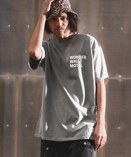 WONDER WALL MOTEL(ワンダーウォールモーテル)の「mt10152-VINTAGE WASH S-SL T(LOGO) Tシャツ(26SSCT006)(Tシャツ/カットソー・メンズ・ネイビー/グレー/ブラック/ホワイト・XL/L/M)」の21枚目の写真