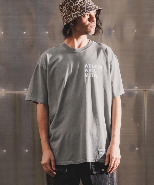 WONDER WALL MOTEL(ワンダーウォールモーテル)の「mt10152-VINTAGE WASH S-SL T(LOGO) Tシャツ(26SSCT006)(Tシャツ/カットソー・メンズ・ネイビー/グレー/ブラック/ホワイト・XL/L/M)」の22枚目の写真