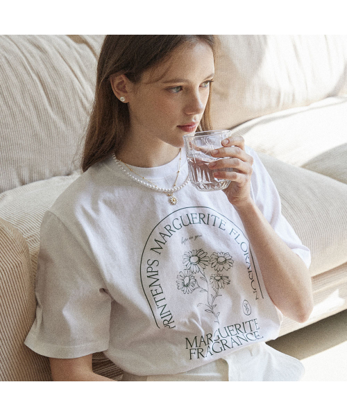 OURHOPE（アワーホープ）の「マルゲリータTシャツ - ホワイト（Tシャツ/カットソー・レディース・ホワイト・1(S)/2(M)）」の2枚目の写真
