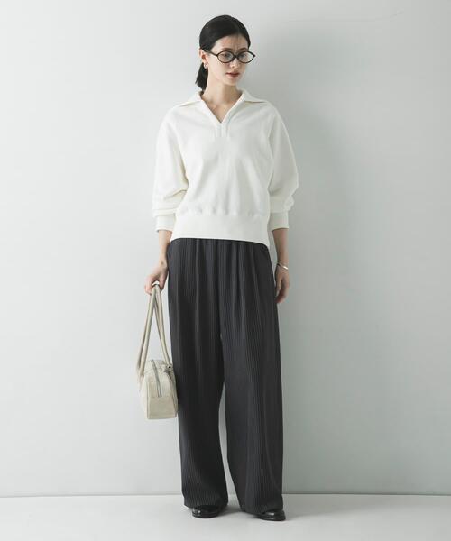 URBAN RESEARCH(アーバンリサーチ)の「デザインカラー裏起毛スウェット(スウェット・レディース・ネイビー/オフホワイト/グレー系その他・FREE)」の10枚目の写真