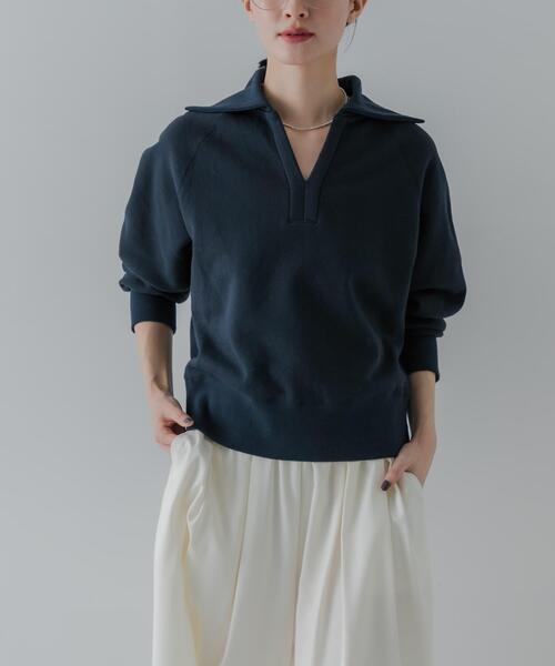 URBAN RESEARCH(アーバンリサーチ)の「デザインカラー裏起毛スウェット(スウェット・レディース・ネイビー/オフホワイト/グレー系その他・FREE)」の13枚目の写真