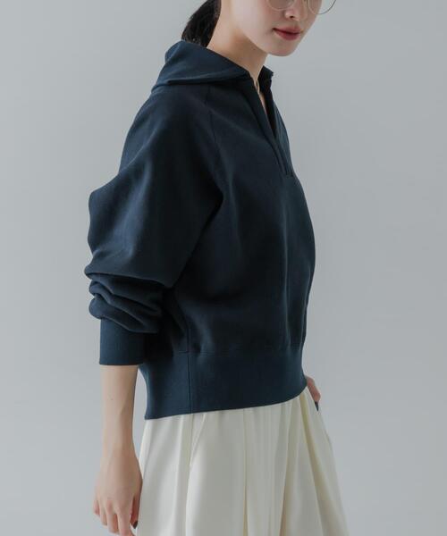 URBAN RESEARCH(アーバンリサーチ)の「デザインカラー裏起毛スウェット(スウェット・レディース・ネイビー/オフホワイト/グレー系その他・FREE)」の16枚目の写真