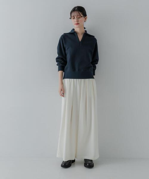 URBAN RESEARCH(アーバンリサーチ)の「デザインカラー裏起毛スウェット(スウェット・レディース・ネイビー/オフホワイト/グレー系その他・FREE)」の19枚目の写真