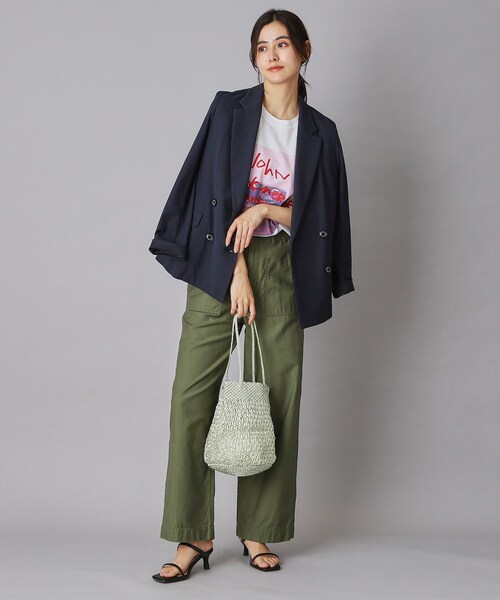 NE QUITTEZ PAS!（ヌキテパ）の「ne Quittez pas（ヌキテパ）METALLIC MACRAME TOTE（トートバッグ・レディース・シルバー・00）」の9枚目の写真