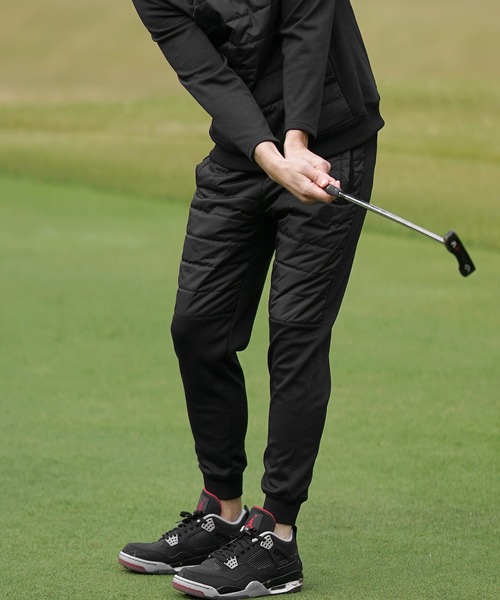 JOKER（ジョーカー）の「【DIVINER GOLF】中綿キルト切替セットアップ メンズ ゴルフウェア 上下セット ストレッチ ジャケット ジョガーパンツ 裏起毛 冬服（セットアップ・メンズ・チャコール/ブラック・M/L/XL/XXL）」の20枚目の写真