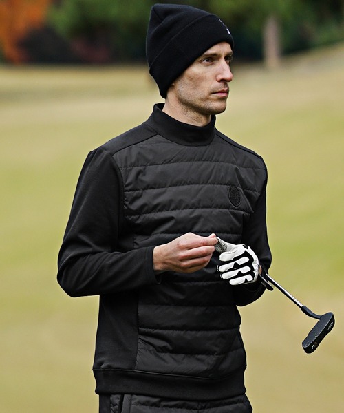 JOKER（ジョーカー）の「【DIVINER GOLF】中綿キルト切替セットアップ メンズ ゴルフウェア 上下セット ストレッチ ジャケット ジョガーパンツ 裏起毛 冬服（セットアップ・メンズ・チャコール/ブラック・M/L/XL/XXL）」の12枚目の写真