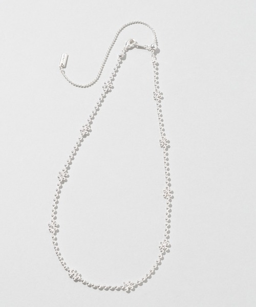 GOLDY（ゴールディ）の「フラワー チェーン チョーカー（チョーカー・レディース・ブラック/シルバー系2/ゴールド/シルバー系1・FREE）」の8枚目の写真