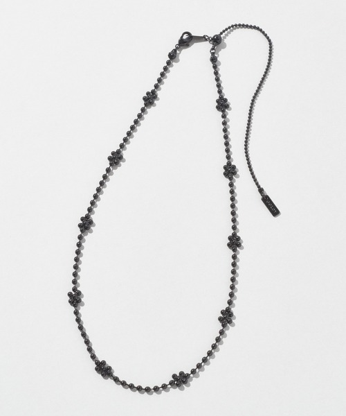 GOLDY（ゴールディ）の「フラワー チェーン チョーカー（チョーカー・レディース・ブラック/シルバー系2/ゴールド/シルバー系1・FREE）」の9枚目の写真