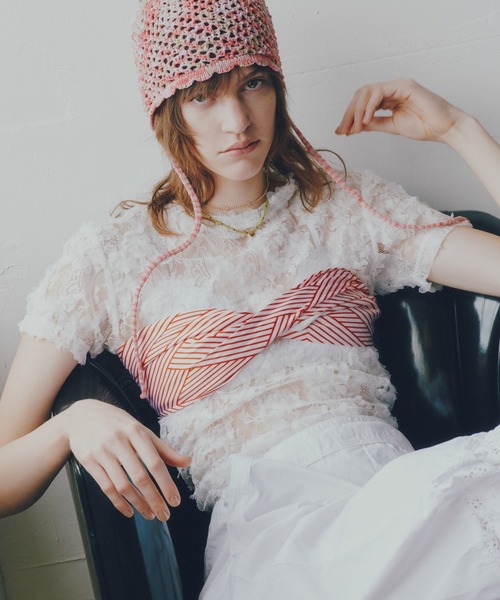 GOLDY（ゴールディ）の「フラワー チェーン チョーカー（チョーカー・レディース・ブラック/シルバー系2/ゴールド/シルバー系1・FREE）」の19枚目の写真