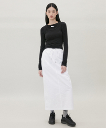 AVAM HOME（アバムホーム）の「String Long Skirt White（スカート）」